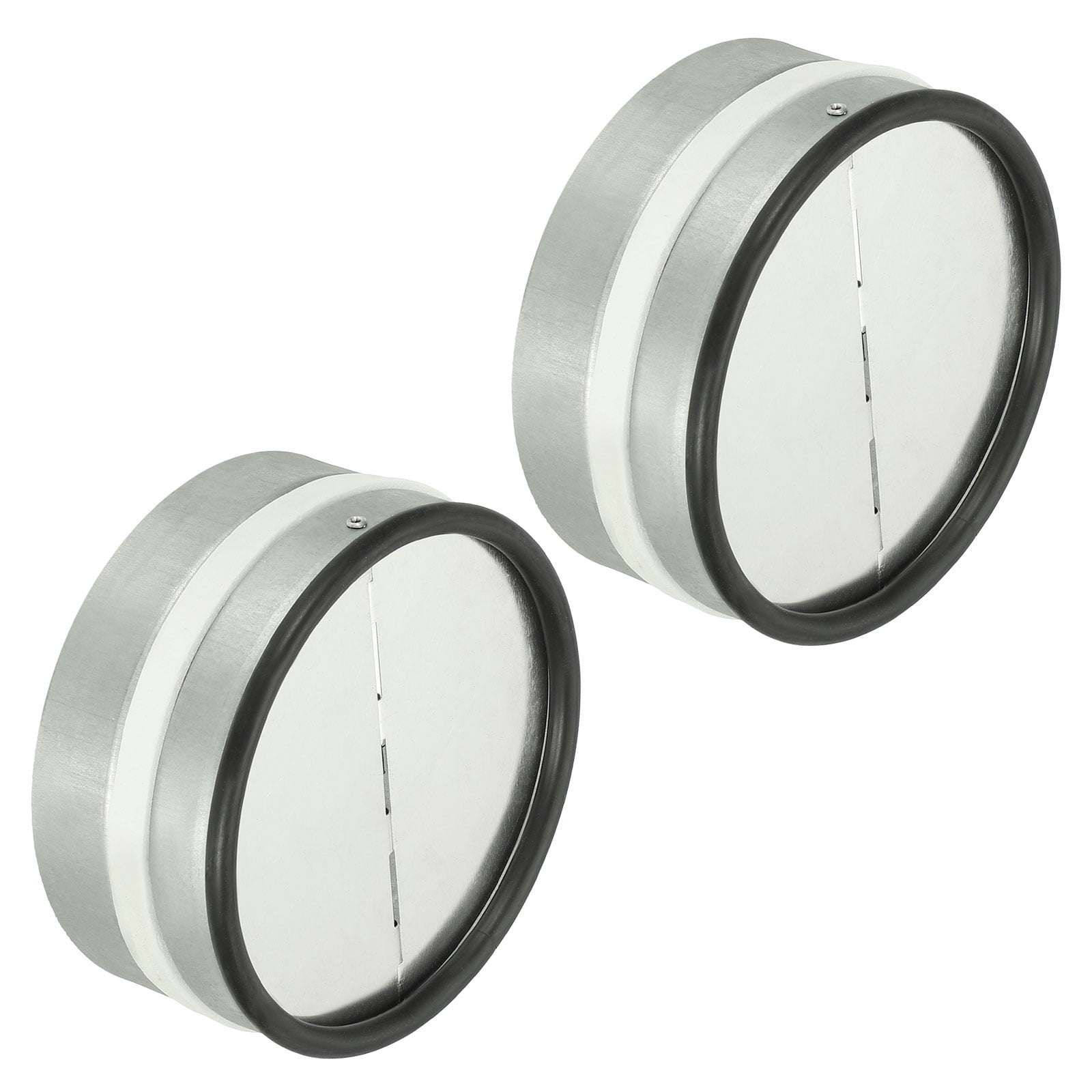 Uxcell 4.9-inch Backdraft Damper Shutter, 2 Pcs Inline Spring Loaded ...