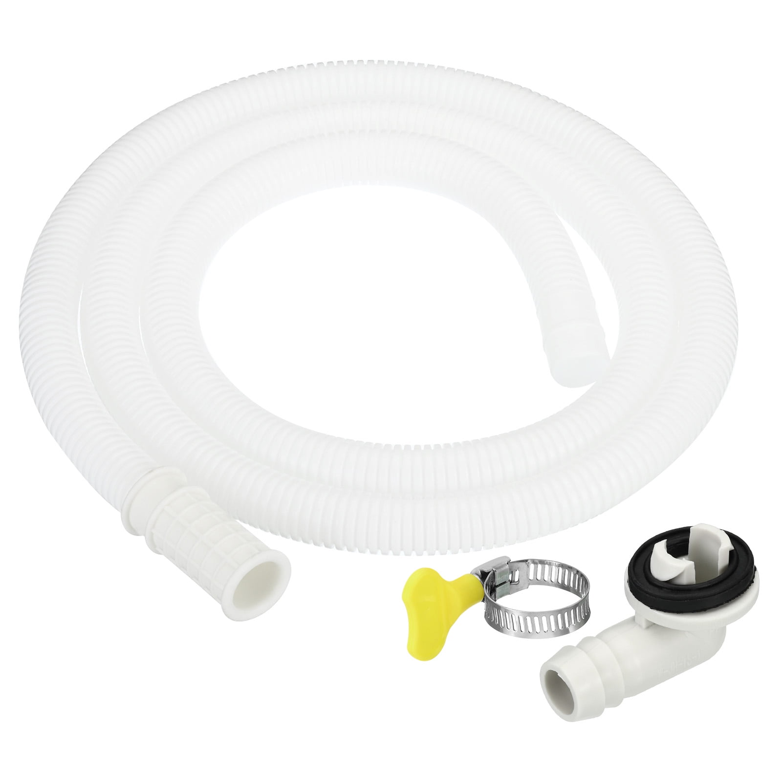 Uxcell 4.9ft Air Conditioner Drain Hose Kit, Universal Drain Connector Drain Hose with Clamp
