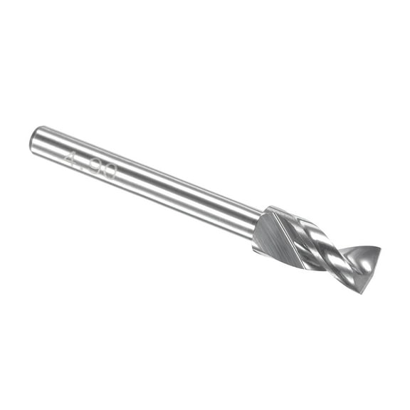 Uxcell 4.9mm Dia 1/8" Shank Tungsten Carbide Spiral Flute Micro PCB Drill Bits