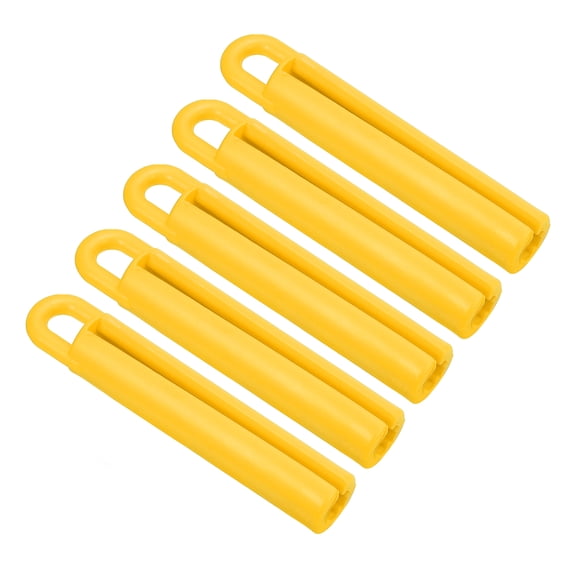 Uxcell 4" Billiard Pool Cue Hanger Snooker Stick Hanging Tool Accessory Yellow 5 Pack