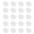 thumbnail image 1 of Uxcell Chiffon Flower, Fabric Flowers Bows Sewing Fabric Appliques Headband Embellishments for Crafts White 4 Inch, 1 of 7