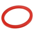 thumbnail image 1 of Uxcell 4" DN100 Silicone Rubber Flat Washer Quick Connector Gasket Red, 1 of 5