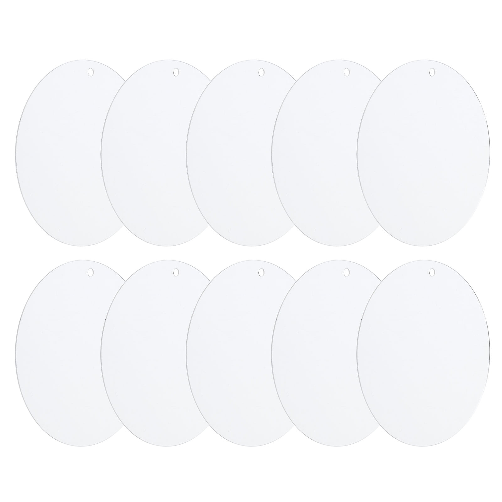 Uxcell 4" Dia. Acrylic Circles Round Clear Plastic Sheet Cake Disk