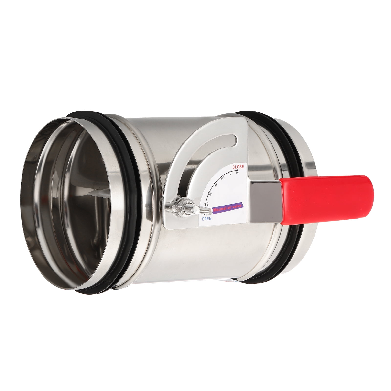 Uxcell 4" Duct Backdraft Damper, Airflow Ducting Branch Vent Damper with Silicone Seal
