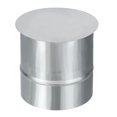 thumbnail image 1 of Uxcell 4" Duct End Cap, 1Pcs Galvanized Steel Tee Cap Metal Round Dryer Vent Cover for HVAC Systems, Silver Tone, 1 of 6