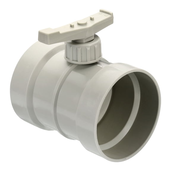 Uxcell 4" HVAC Duct Manual Volume Damper Adjustment Flame Retardant Damper, Beige