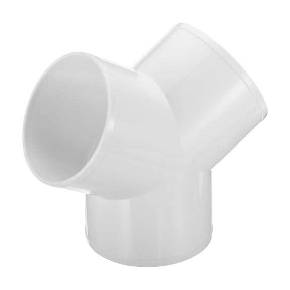 Uxcell 4 Inch 3 Way Duct Splitter Y Connector Air Vent Duct Connector White