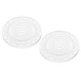thumbnail image 1 of Uxcell 4 Inch Absorbent Diatomaceous Coaster, Instant Dry Drip Tray for Indoors, White 2Pcs, 1 of 5
