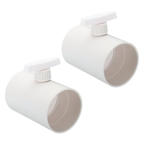 Uxcell 4 Inch Backdraft Damper Control Valve, 2 Pcs Duct Manual Volume Airflow Ducting for Fan Airflow, Dryer Vent