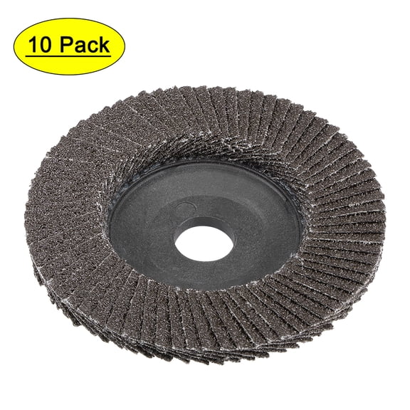 Uxcell 4 Inch Flap Pad 60 Grits Grinding Wheels Sanding Pad 10 Pack