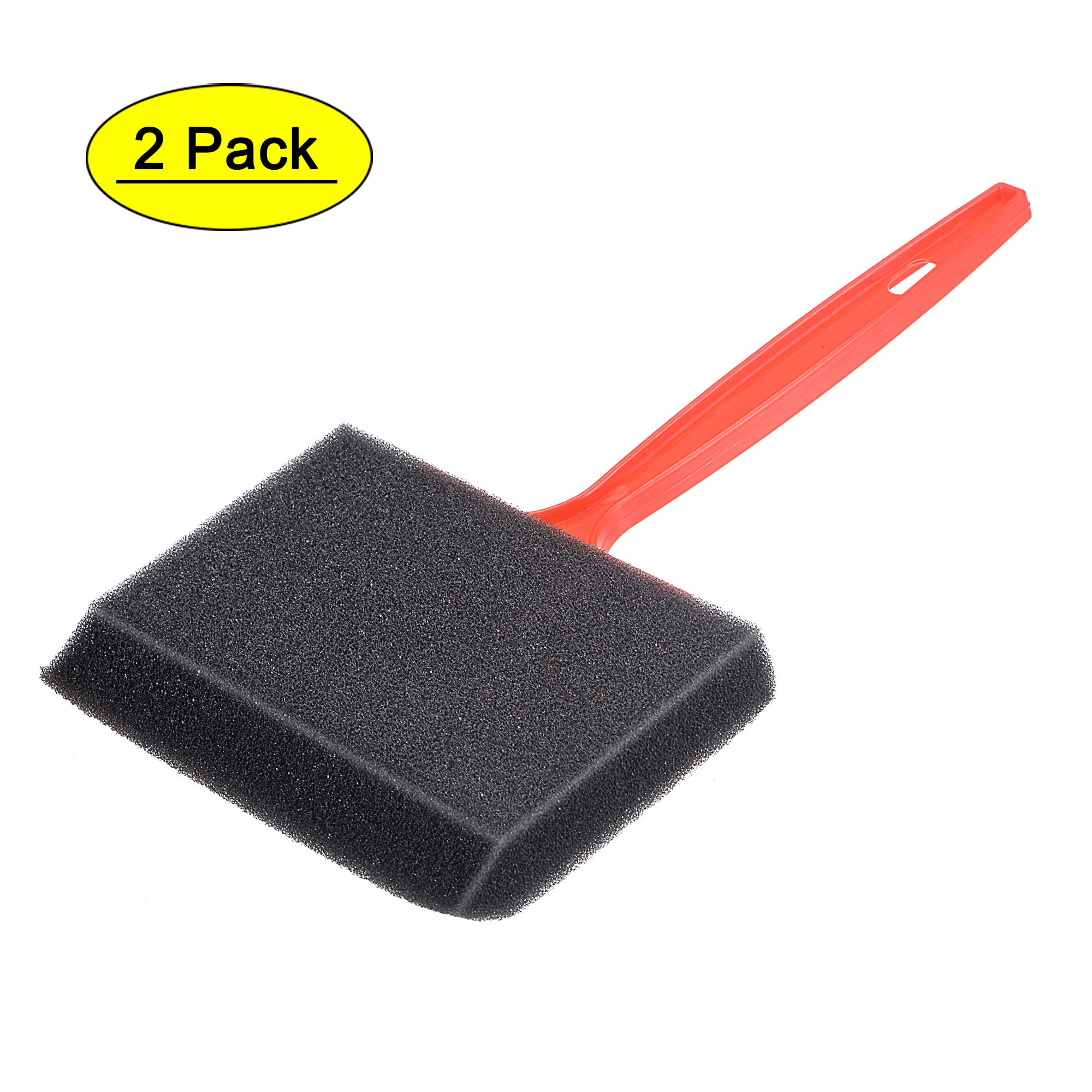 2 Inch Foam Paint Brushes Bevel Edge with Wood Handle Sponge Brush 48Pcs