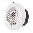 thumbnail image 1 of Uxcell 4 Inch Removable Screen Grille Cover Straight Louver Round Air Vent, 1 of 5