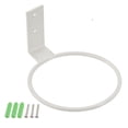 thumbnail image 1 of Uxcell 4 Inch Ring Wall Mounted Stand Rack Flower Pot Holder, White 3 Pack, 1 of 4