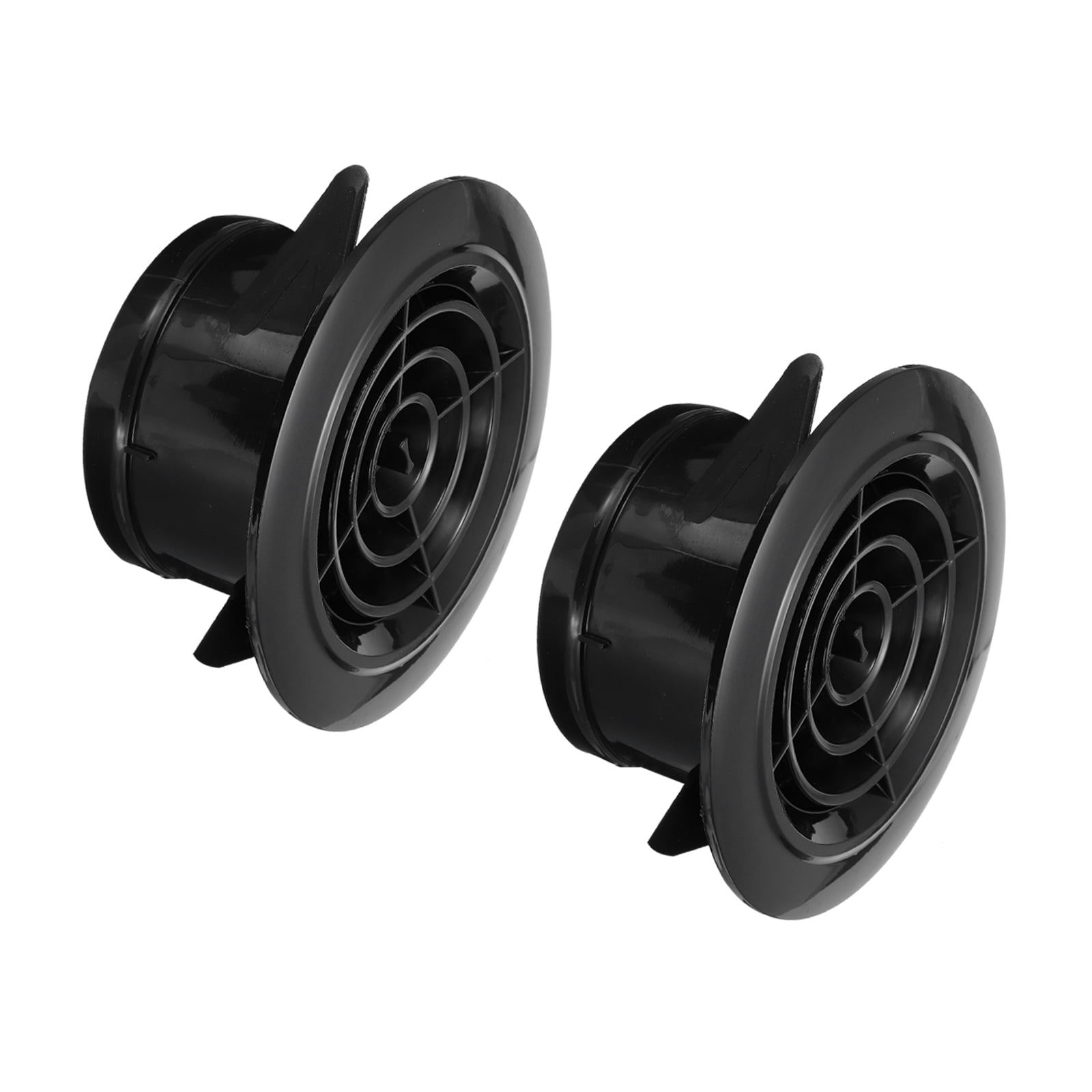 Uxcell Round Air Vent Cover Soffit Vents ABS Adjustable Ceiling Vent Covers Air Vent Louver for Bathroom Kitchen 4 Inch