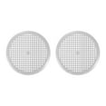 thumbnail image 1 of Uxcell 3.9 Inch (100mm Openings) Round Air Vent Cover, 2PCS Plastic Circular Soffit Exhaust Vent Mesh Hole Ventilation Grille Cover for Bathroom Office Home Kitchen, Gray, 1 of 6