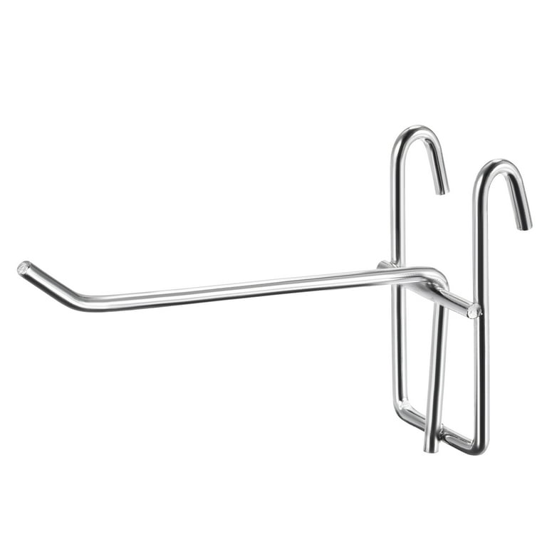 Uxcell Inch Store Garage Storage Grid Wall Display Hooks Silver