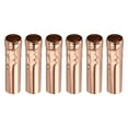 thumbnail image 1 of Uxcell 4 Inch Tall Chandelier Sleeves Base Holder Candle Socket Covers Rose Gold 6 Pack, 1 of 5