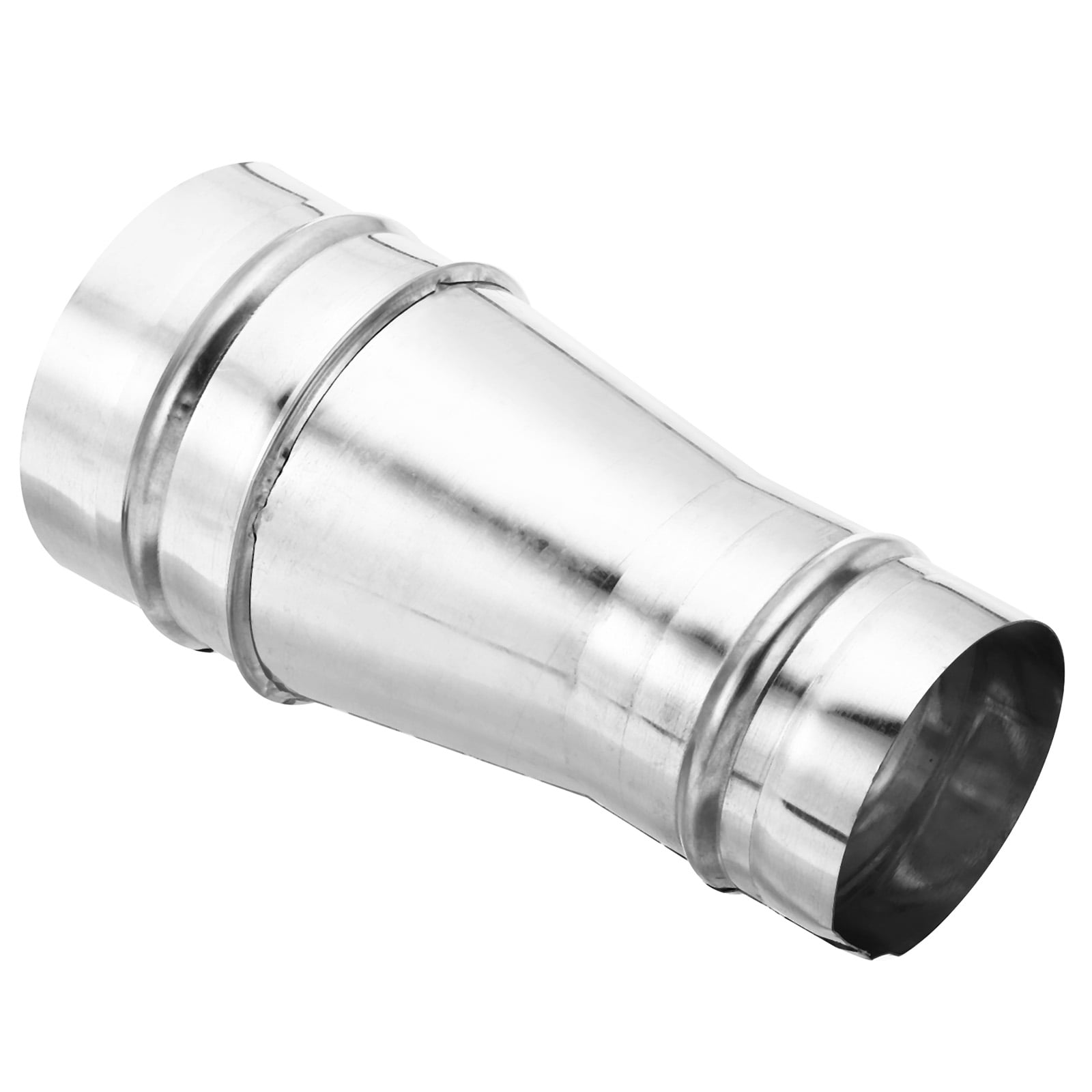 Uxcell 4 Inch To 3 Inch Round Duct Reducer Galvanized Steel Adapter Pipe Fitting Silver Tone 1563