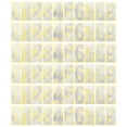 thumbnail image 1 of Uxcell 4 inch Reflective Mailbox Numbers for Houses/Outside Sticker Decal, Silver Tone 6 Sets, 1 of 5
