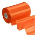thumbnail image 1 of Uxcell Satin Ribbon Roll for Gift Wrapping and Cutting Ceremony Decoration Orange, 1 of 6
