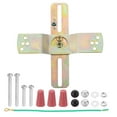 thumbnail image 1 of Uxcell 4" Light Crossbar 1 Set Cross-Shaped Mounting Bracket 180 Rotation Universal Light Fixture, 1 of 6