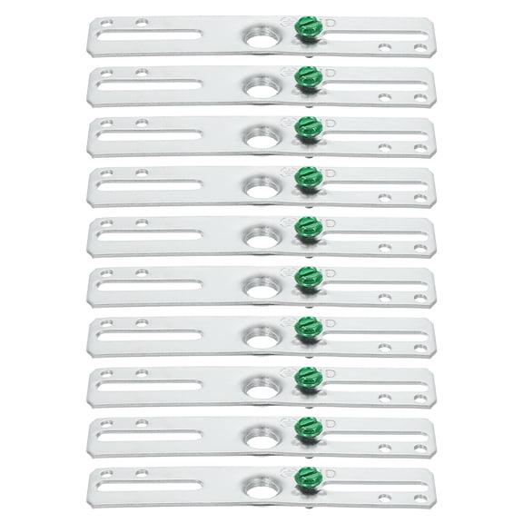 Uxcell 4" Light Crossbar Kit, Light Fixture Mounting Bracket with 1/8IP Tap Center Hole 10 Set