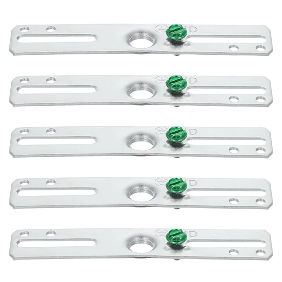 Uxcell 4" Light Crossbar Kit, Light Fixture Mounting Bracket with 1/8IP Tap Center Hole 5Set