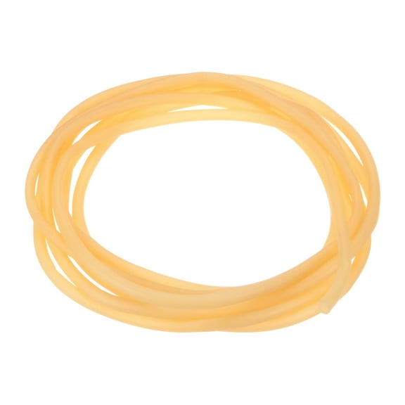 Uxcell 4 Meter Natural Latex Rubber Tubing, 4x6mm(IDxOD) Rubber Tube Hose, Yellow