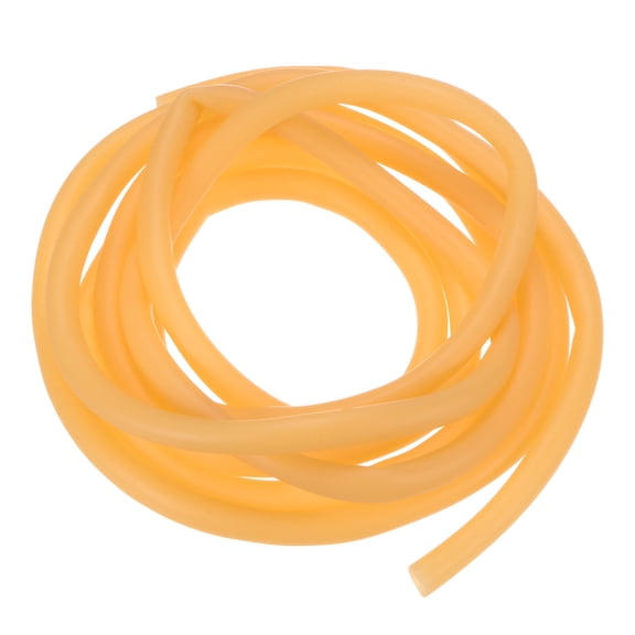 Uxcell 4 Meter Natural Latex Rubber Tubing, 6x10mm(IDxOD) Rubber Tube Hose, Yellow