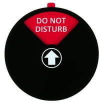 Uxcell Acrylic Magnetic Office Privacy Sign Adhesive Label for Office Conference 5.9 x 0.2 inch Black