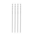thumbnail image 1 of Uxcell 4 Pack 0.75mm C3/K10 Tungsten Carbide Mini Precision Straight Shank Twist Drill Bits, 1 of 5