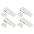 thumbnail image 1 of Rubber Door Stopper Wedge Door Stoppers for Bottom of Door with Holder Sturdy Stackable Doorstop Wall Protector White, 1 of 6