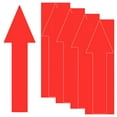 thumbnail image 1 of Uxcell 4-Pack 12 x 4 in Waterproof Adhesive Arrow Stickers for Wall Marking/Road Sign [Red], 1 of 6