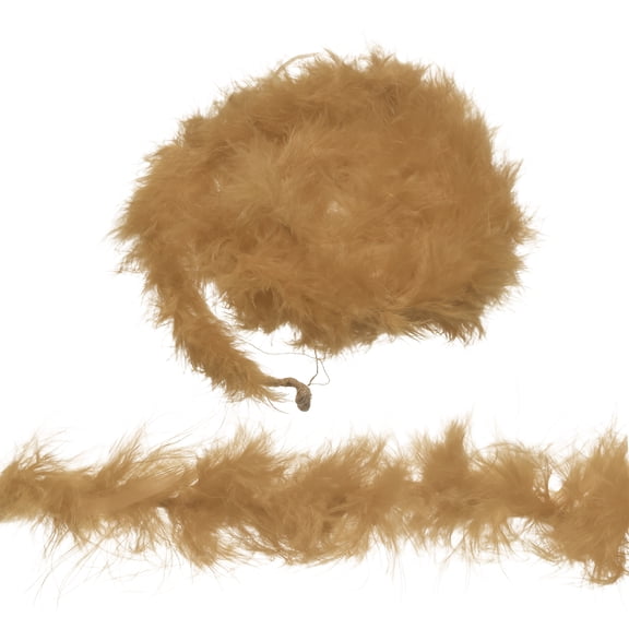 Uxcell 4 Pack 2.2 Yards Feather Boas, Colourful Faux Fur Ribbon Trim, Artificial Fluffy Boas for Costume, DIY Craft, Home Wedding Decoration, Party Decor, Pale Sky Blue