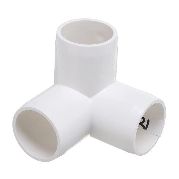 Uxcell 4 Pack 3/4" SCH40 Elbow Pipe Fitting, 4-Way Elbow Corner Side Outlet Cross Fitting, Furniture Grade Pipe Connectors for DIY Project, Pond Protection, Socket x Socket