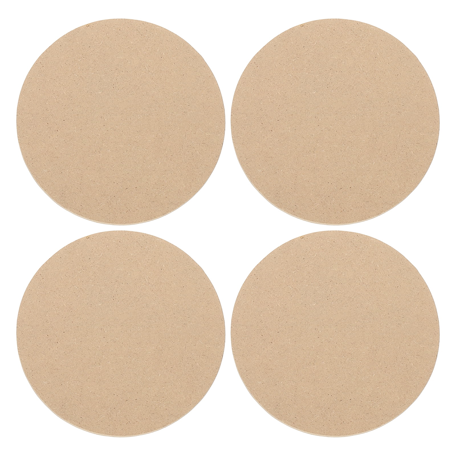 Uxcell 4 Pack 6" 153mm Diameter Ceramic Drying Slab, 8mm 1/3" Thick, Brown