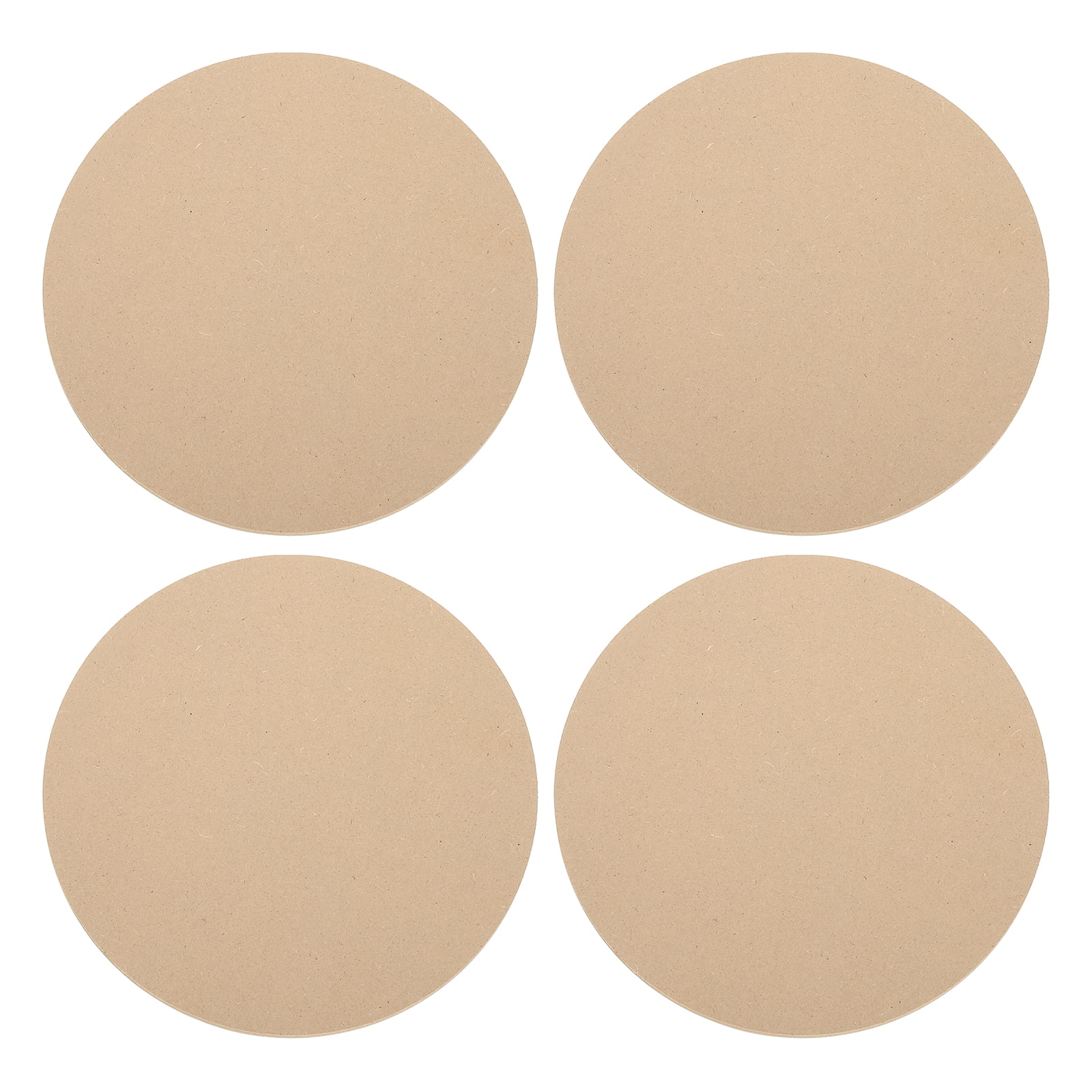 Uxcell 4 Pack 9.1" 230mm Diameter Ceramic Drying Slab, 8mm 1/3" Thick, Brown