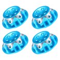 thumbnail image 1 of Uxcell 4 Pack Aluminum 22mm/0.86 Inch RC Wheel Nut Dustproof for 1/8 RC Model Car Road Car Upgraded Parts (Sky Blue), 1 of 6