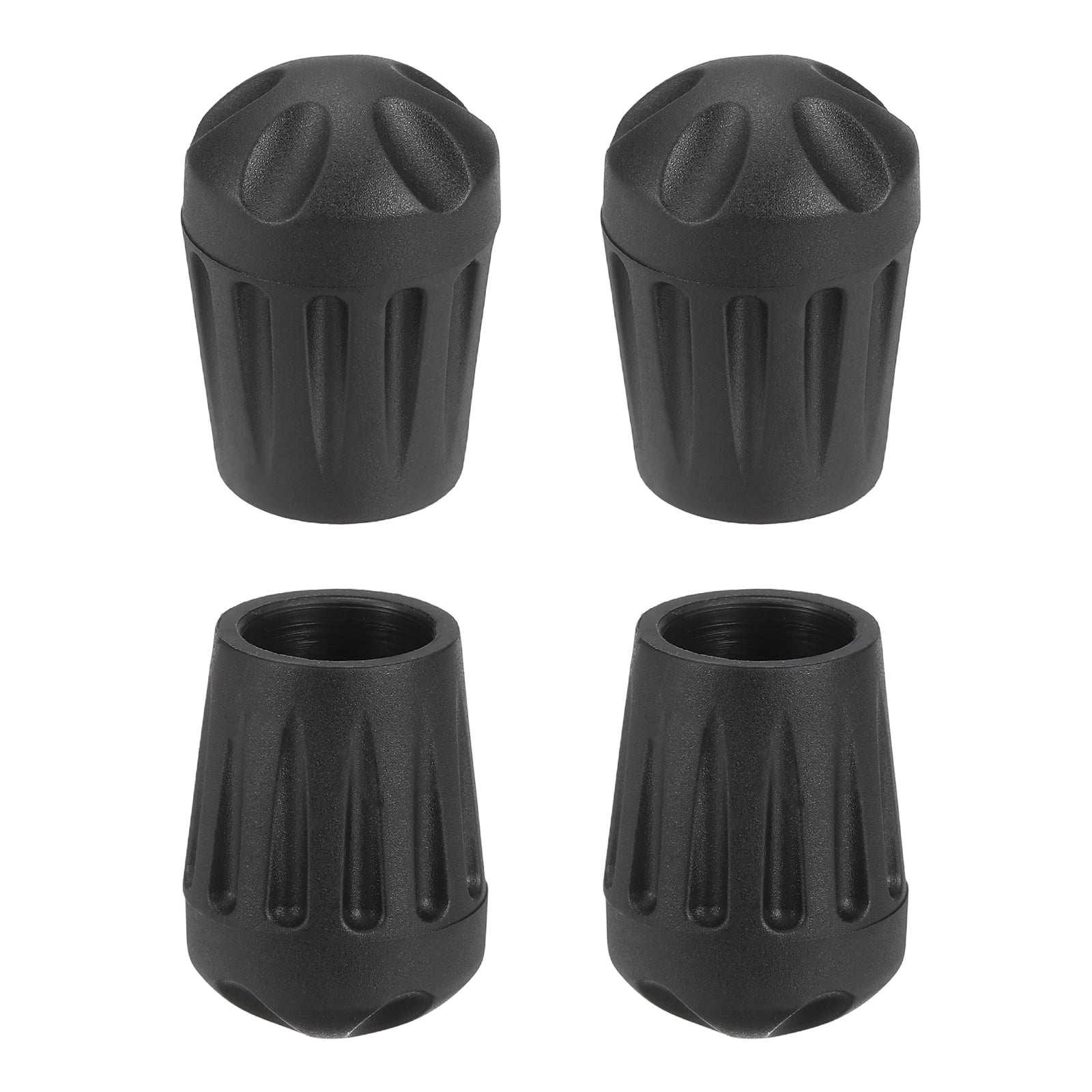 Uxcell 16 Pack Camping Chair Foot Cover, 0.59 Inch Plastic Table Legs Feet Covers Furniture Floor Protector Outdoor Moon Chair Folding Furniture Campi