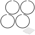 thumbnail image 1 of Uxcell 4-Pack Engine Piston Rings Kit, 44mm x 2mm Thick Ductile Iron Piston Ring Set Standard Replacement for Small Engines/Motors/Machinery [Black], 1 of 6
