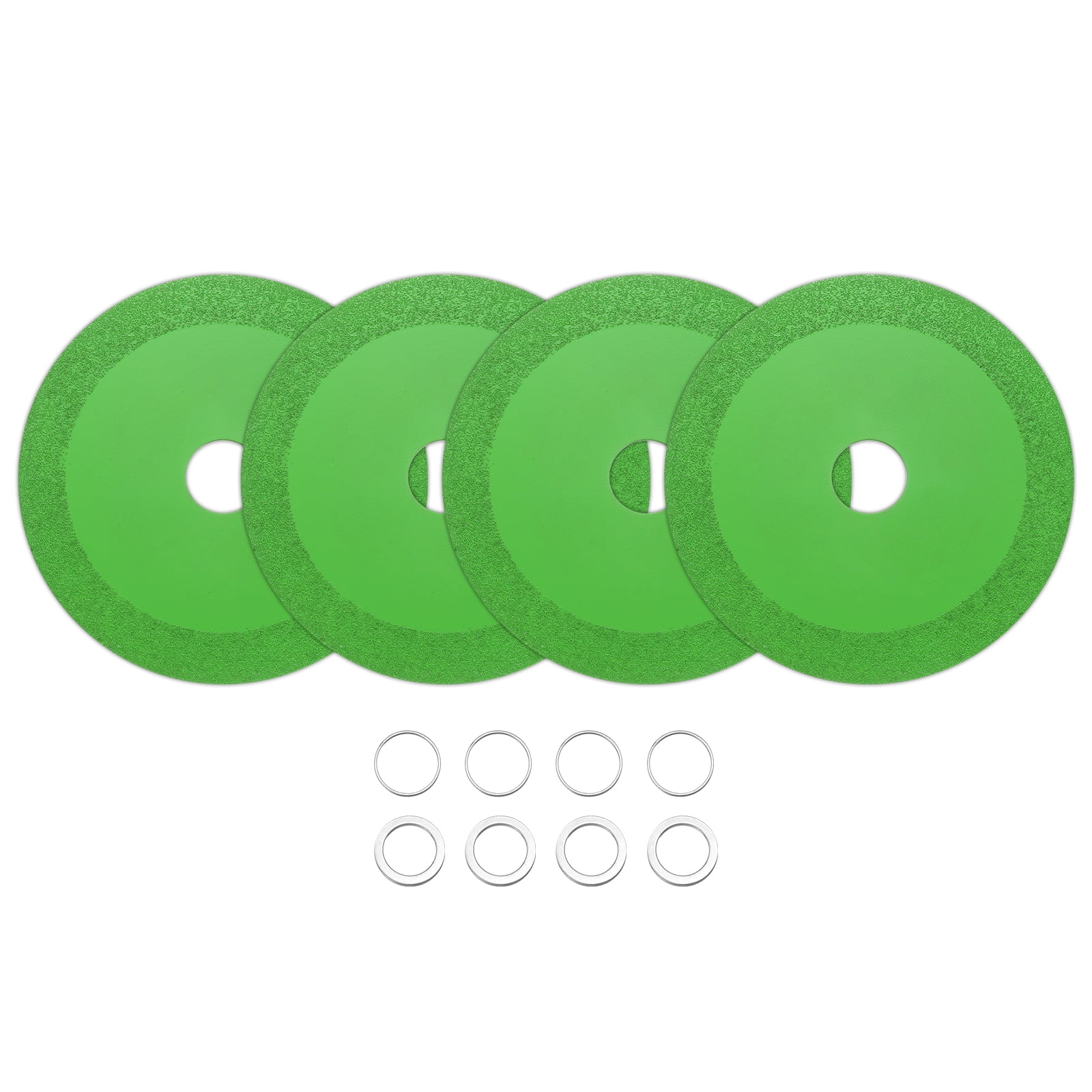 Uxcell 4 Pack Glass Cutting Discs 5 Inch for Angle Grinder 7/8" Diamond Cutting Discs Ultra-Thin Saw Blade for Grinding