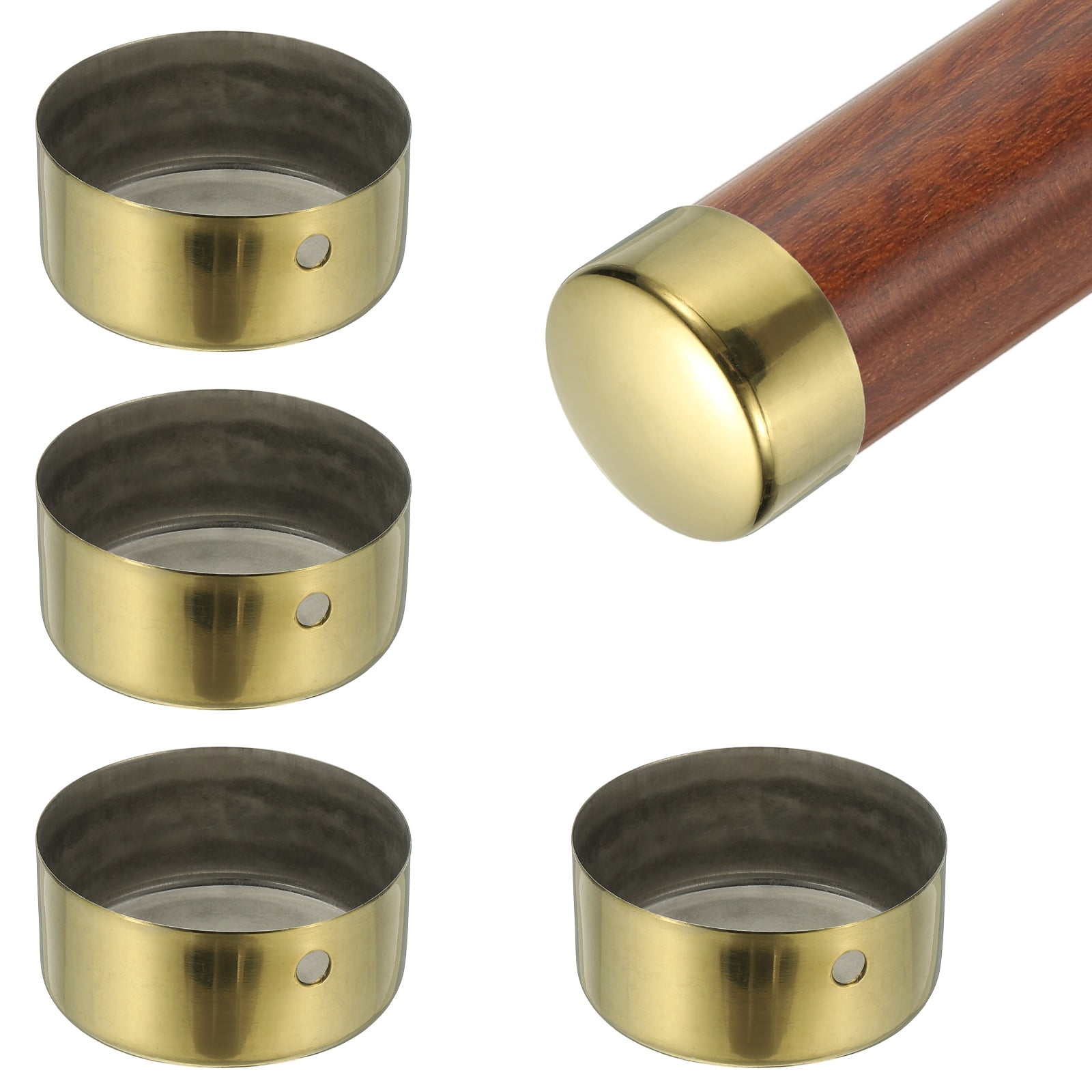 Uxcell 4 Pack Handrail End Caps, 50mm(1.97