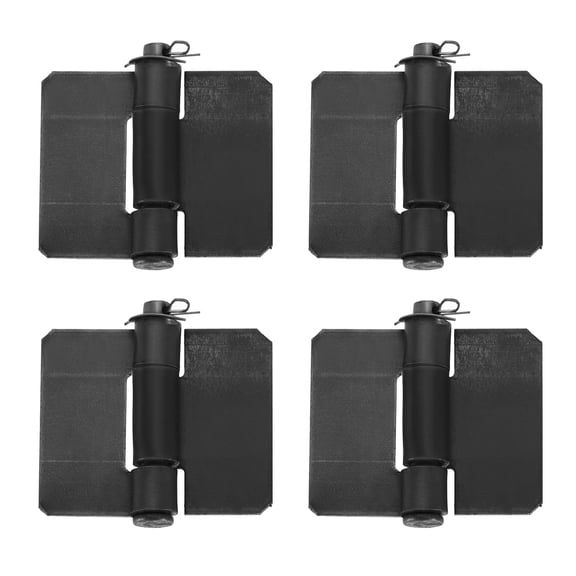 Uxcell 4 Pack Heavy Duty Weldable Hinges, 2.76" x 3.15" x 0.11" Weld on Butt Hinge Corrosion and Rust Resistant Folding Metal Gate Hinges for Trailer Doors
