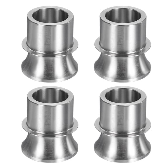 Uxcell 4 Pack High Misalignment Spacer, 1" to 3/4" Standard Ball Width Stainless Steel Rod End Spacers