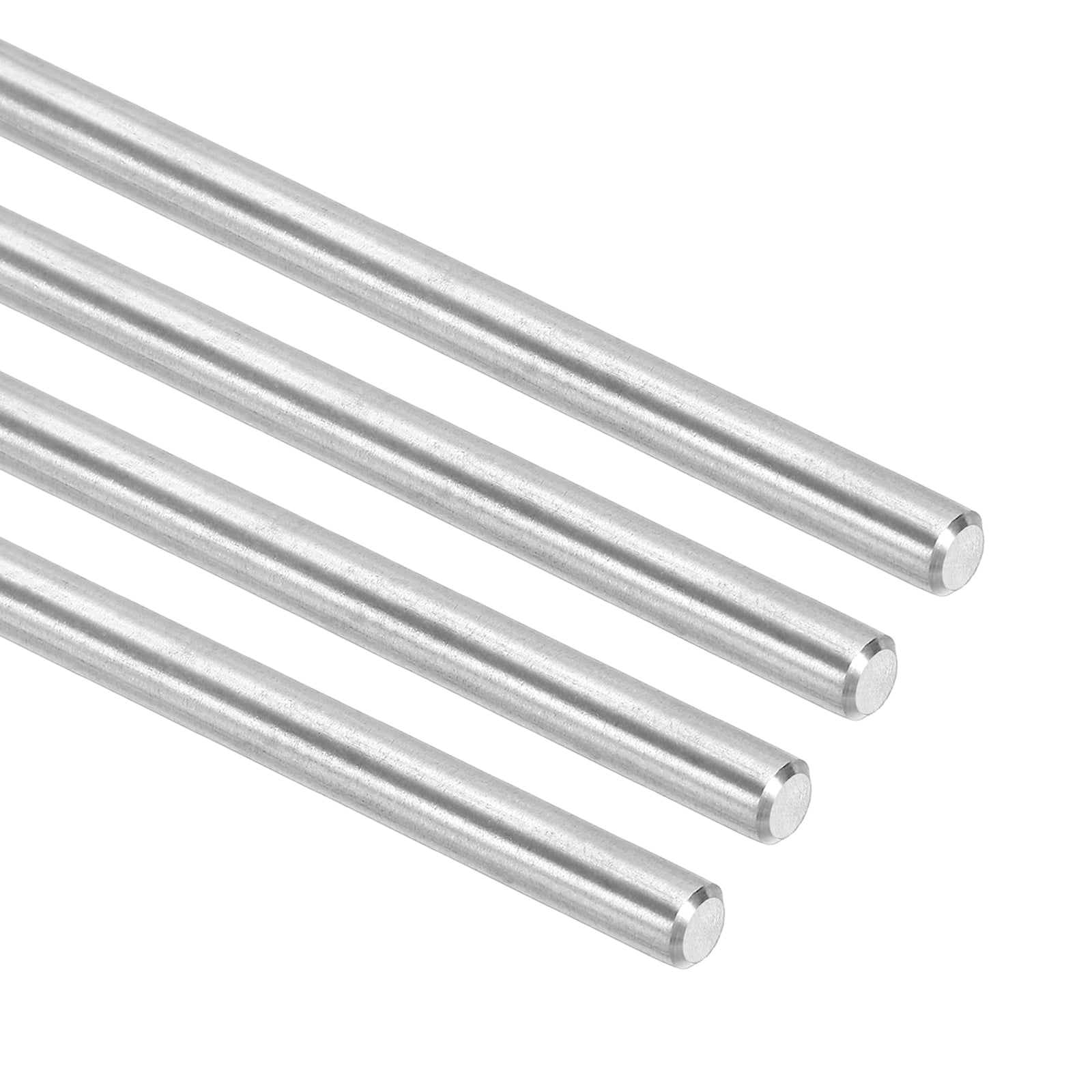 Uxcell 4 Pack Linear Motion Rods, 4.8mm x 450mm 304 Stainless Steel ...