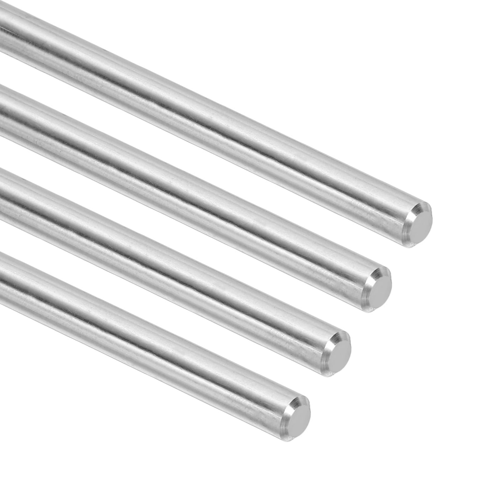 Uxcell 4 Pack Linear Motion Rods, 4mm x 400mm 304 Stainless Steel ...