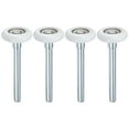 thumbnail image 1 of Uxcell 4-Pack Nylon Garage Door Rollers, 1.8" Garage Door Wheels 4.72" Stem, 6200zz for Garage Doors/Flap Doors, White, 1 of 6