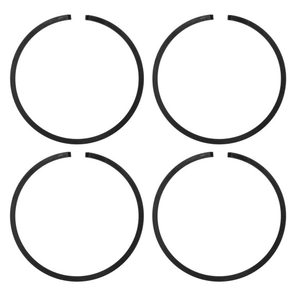 Uxcell 4-Pack Piston Ring Set 56mm x 1.5mm Standard Piston Ring Black Piston Rings Electric Saw Replaces