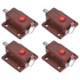 thumbnail image 1 of Uxcell 4-Pack Plastic Push Button Spring Loaded Latch, Automatic Door Latch Lock Button Bolt Latches[Brown], 1 of 6