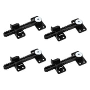 Uxcell 4 Pack Plastic Sectional Couch Connector, 60 x 140mm Invisible Interlocking Sofa Connector Bracket with Rotate 360 Degree for Keeping Furniture Sofas from Sliding, Black